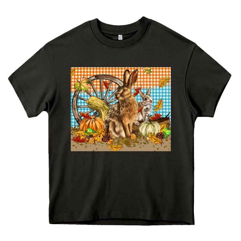 Fall Rabbit  Mousepad Heavy Core Tee by LillyAllenDesigns | Teevron
