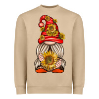 Mushroom western gnome with sunflowers Heavyweight Sweatshirt - texasbilliewilder