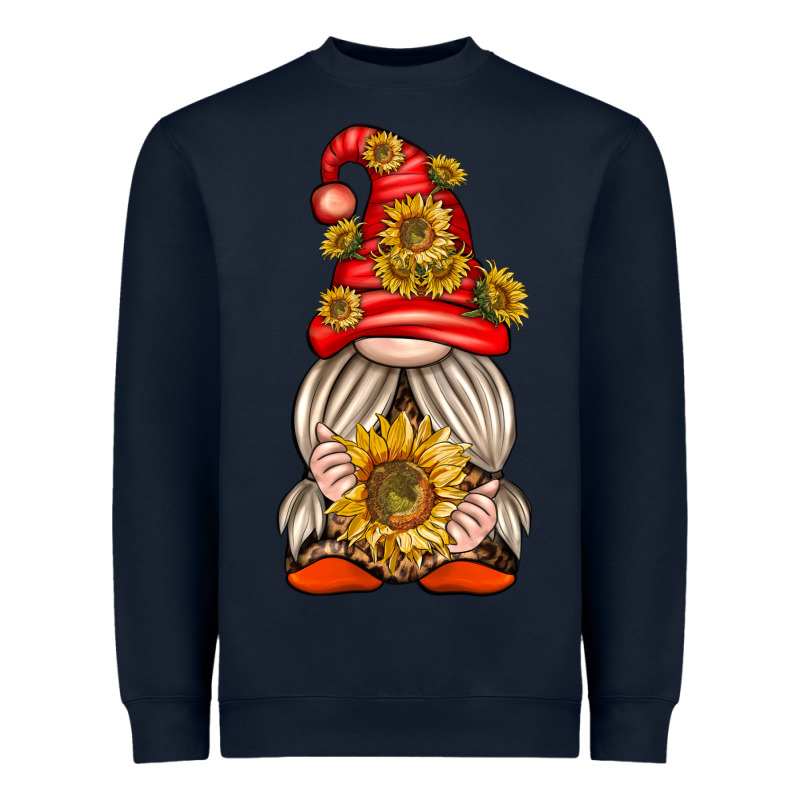 Western Gnome With Sunflowers Heavyweight Sweatshirt by texasbilliewilder | Teevron