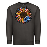 Smoke Patriotic Sunflower Premium Sweatshirt - Jasminsmagicworld