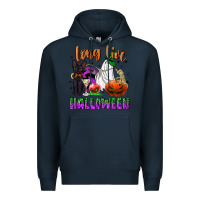 Navy long live halloween Premium Hoodie - NancyCooperArtShop