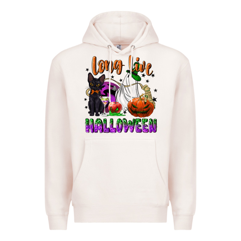 Long Live Halloween Premium Hoodie by NancyCooperArtShop | Teevron