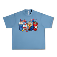 Pebble Blue 4th of july coffee cups Urban Heavy Tee - Zillion Design Studio