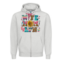 Dove Grey wife mom lpn Zipper Hoodie - AdoDesignShop
