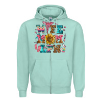 Seafoam wife mom lpn Zipper Hoodie - AdoDesignShop