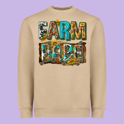 Heavyweight Sweatshirt western farm babe