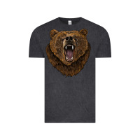 Vintage Black bear head Vintage Tee - BarkalooDesign