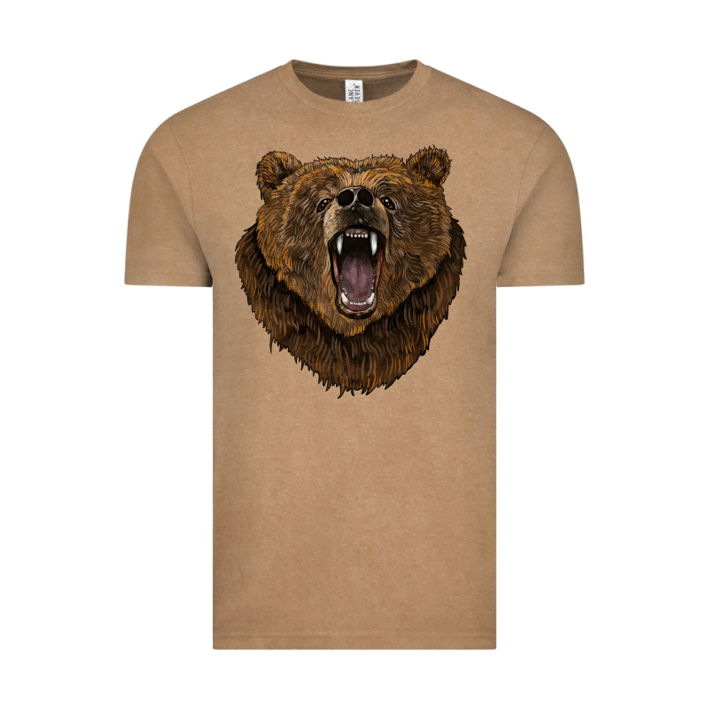 Bear Head Vintage Tee by BarkalooDesign | Teevron