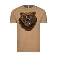 Vintage Coffee bear head Vintage Tee - BarkalooDesign