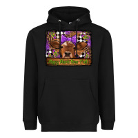 Black happy mardi gras y'all cow Heavyweight Hoodie - Jasminsmagicworld