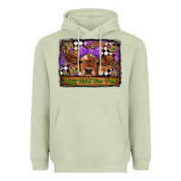 Matcha happy mardi gras y'all cow Heavyweight Hoodie - Jasminsmagicworld