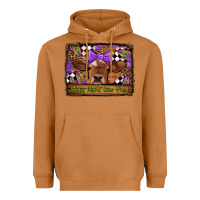 Meerkat happy mardi gras y'all cow Heavyweight Hoodie - Jasminsmagicworld