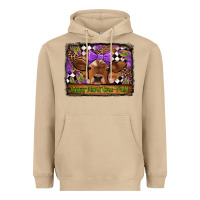 Mushroom happy mardi gras y'all cow Heavyweight Hoodie - Jasminsmagicworld