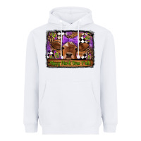 White happy mardi gras y'all cow Heavyweight Hoodie - Jasminsmagicworld