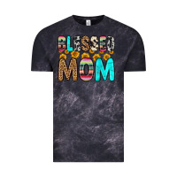 Cloud Black blessed mom Vintage Tee - Zillion Design Studio