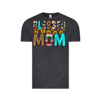 Vintage Black blessed mom Vintage Tee - Zillion Design Studio