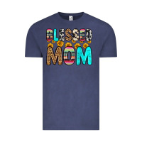 Vintage Denim blessed mom Vintage Tee - Zillion Design Studio