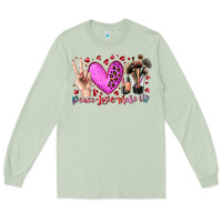 Matcha peace love makeup Long Sleeve Tee - RacoonDesign