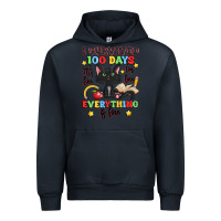 Navy i survived 100 days it's fine i'm fine Urban Hoodie - Artiststas