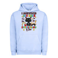 Pigment Grape Ice i survived 100 days it's fine i'm fine Urban Hoodie - Artiststas