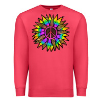 Cardinal Peace Hippie Sunflower Premium Sweatshirt - Jasminsmagicworld