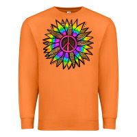 Carrot Peace Hippie Sunflower Premium Sweatshirt - Jasminsmagicworld