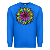 True Royal Peace Hippie Sunflower Premium Sweatshirt - Jasminsmagicworld