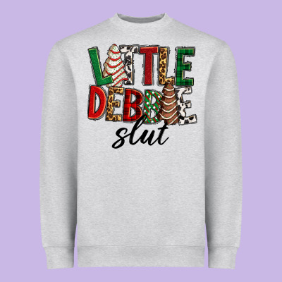 Heavyweight Sweatshirt Little debbie slut Christmas