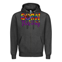Charcoal Heather born this way Zipper Hoodie - JahusDesignShop