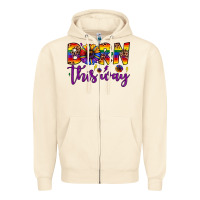 Sandshell born this way Zipper Hoodie - JahusDesignShop