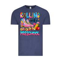 Vintage Denim rolling into preschool grade Vintage Tee - texasbilliewilder