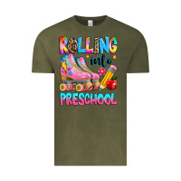 Vintage Olive rolling into preschool grade Vintage Tee - texasbilliewilder