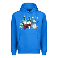 True Royal dental christmas teeth and winter with snowman Premium Hoodie - AdoDesignShop
