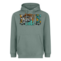 Love Cats Scottish Fold Heavyweight Hoodie | Teevron