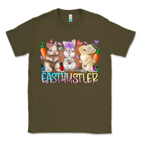 Army Green east nail hustler Classic Tee - RacoonDesign