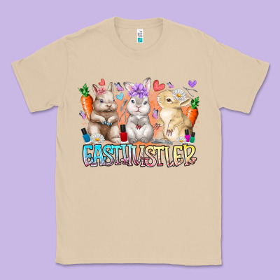 East Nail Hustler Classic Tee Designed By Racoondesign