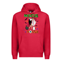 Cardinal hocus pocus with witch Premium Hoodie - NancyCooperArtShop