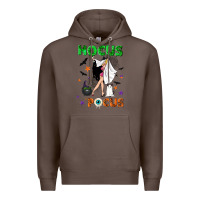 Coffee hocus pocus with witch Premium Hoodie - NancyCooperArtShop