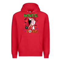 Red hocus pocus with witch Premium Hoodie - NancyCooperArtShop