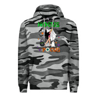 Slate Camo hocus pocus with witch Premium Hoodie - NancyCooperArtShop