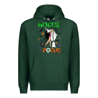 Sports Green hocus pocus with witch Premium Hoodie - NancyCooperArtShop