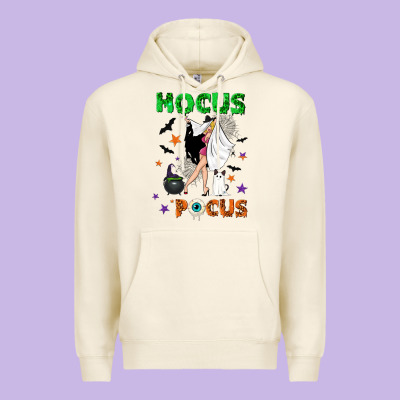 Hocus Pocus With Witch Premium Hoodie Designed By Nancycooperartshop