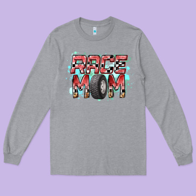 Race Mom Long Sleeve Tee Designed By Racoondesign
