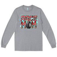 Heather Grey Race Mom Long Sleeve Tee - RacoonDesign