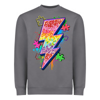 Storm lightning bolt autism Heavyweight Sweatshirt - Zillion Design Studio