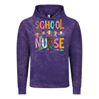 Cloud Purple school nurse Vintage Hoodie - RanaPortraitStore