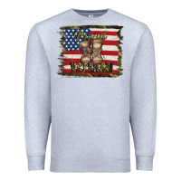Heather Grey proud veteran Premium Sweatshirt - Jasminsmagicworld