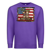 Purple proud veteran Premium Sweatshirt - Jasminsmagicworld