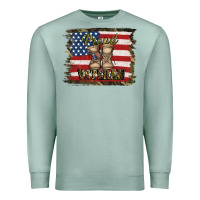 Seafoam proud veteran Premium Sweatshirt - Jasminsmagicworld