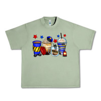 Oil Green police coffee cups Urban Heavy Tee - Zillion Design Studio